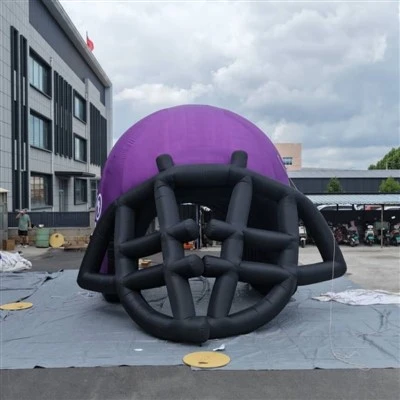 Tunel pentru cască de fotbal gonflabil personalizat